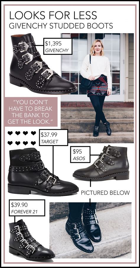 Givenchy Studded Boots Dupe: Lookalike Styes for Less 